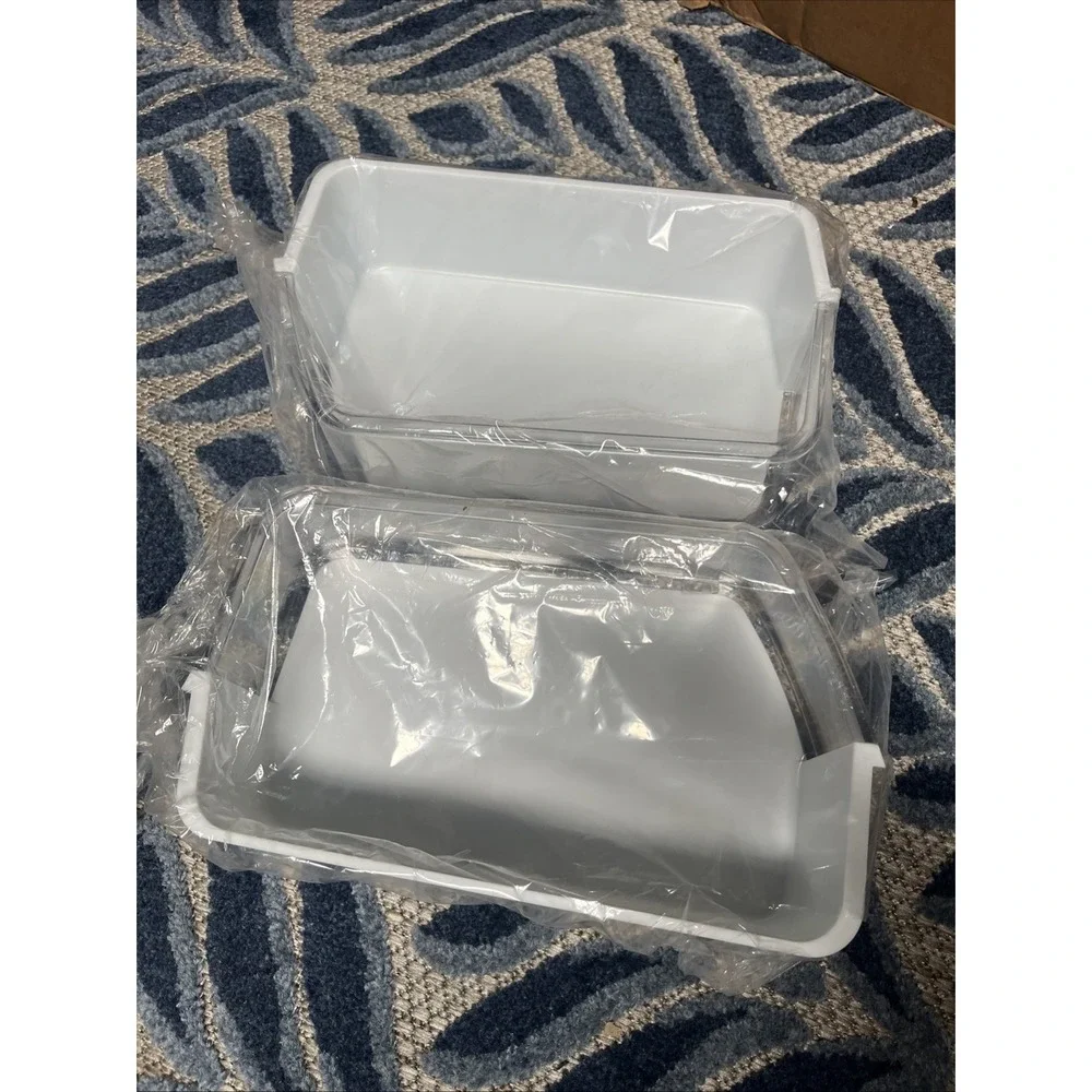Door Bin Shelf White Electrolux Refrigerator Freezer AP2115974 2‎ Pack